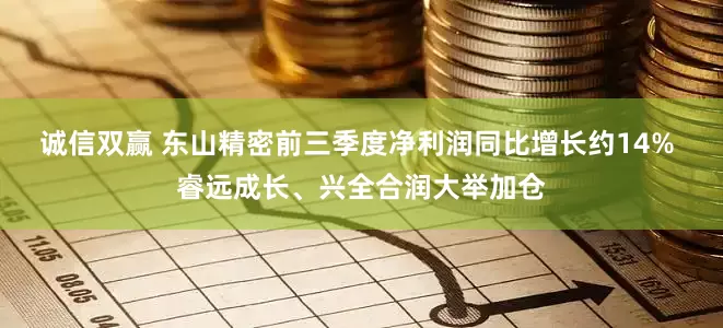 诚信双赢 东山精密前三季度净利润同比增长约14% 睿远成长、兴全合润大举加仓